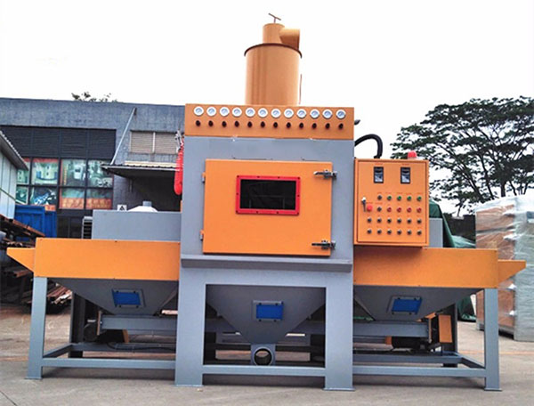 深圳尚柏傳送帶式全自動噴砂機廠家批發(fā)專業(yè)表面處理設(shè)備環(huán)保無塵